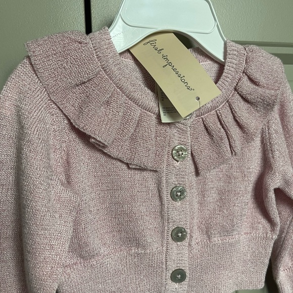 First impressions cardigan 0-3 month NWT - Picture 2 of 3